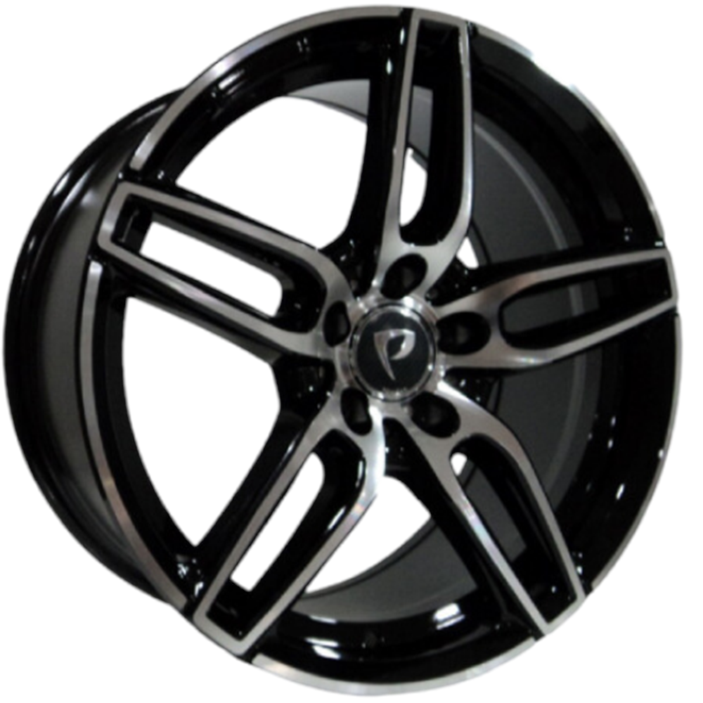 18X8 JANT 5X112 BK 5434 ET45-66,56 BLACK DIAMOND