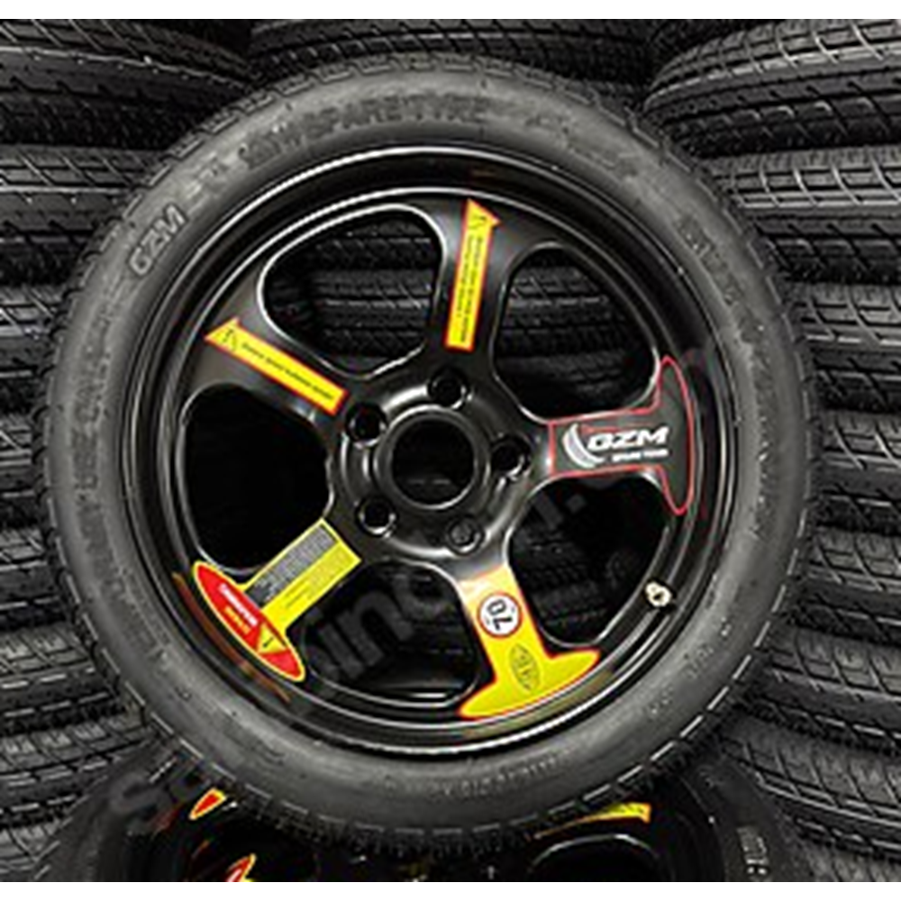 16-4X100 67,1 GZM SPARE TYRE STEPNE JANT LASTİK