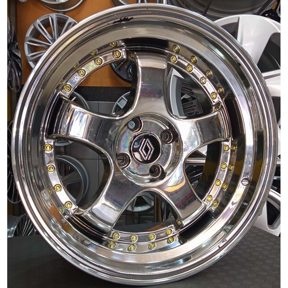 17X7.5-9 (ÖN-ARKA) ÇIKMA JANT 4X100 ET 35-20 KROM SSR (KOZMETİK 7/10)