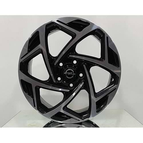 18X8 JANT RC 172 5X120 ET45-67,1 BLACK DIAMOND