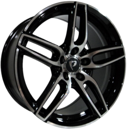18X9 JANT 5X112 BK 5434 ET45-66,56 BLACK DIAMOND