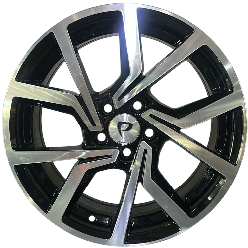 16X6,5 JANT BK 5125 5X100 ET35 57,1 BLACK MACHINED