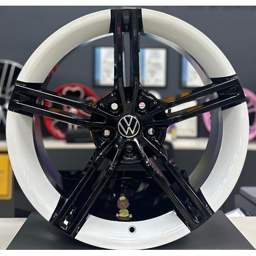 18X8,0 JANT RC 1186 5X114,3 ET40 73,1 BLACK/WHİTE TAYCAN JANT