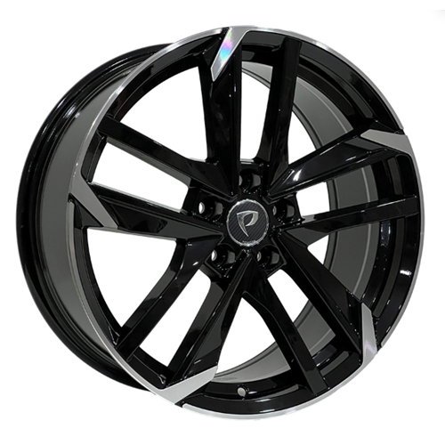 17X7,5 JANT BK 5788 5X108 ET40 65,1 BLACK MACHİNED