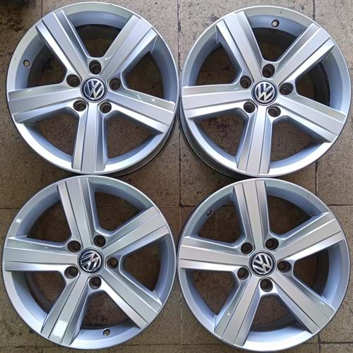 16X6,5 ÇIKMA JANT 5X112 ET 46 OEM VW (4Ü ÇIKMADEPO) KOZMETİK 8/10