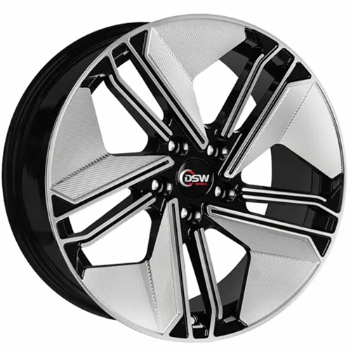 17X7,5 JANT DSW 1207 4X108 ET20 65,1 BLACK DİAMOND MİLLİNG