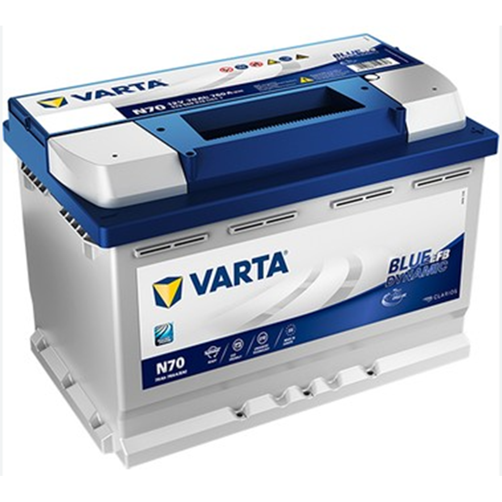 12V 80Ah Varta Akü Blue Dynamic N80 EFB Start-Stop