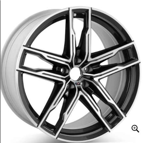19X9,5 JANT R1W HP 3076 5X112 ET35-66,5 BLACK MACHINED