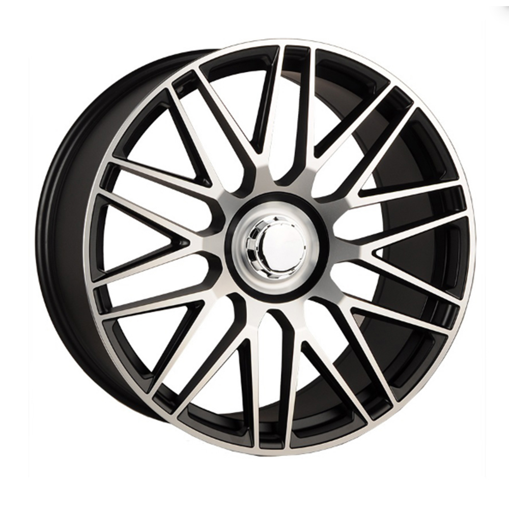 22X9,5 JANT BKY 0207 5X112 ET45-66,56 BLACK MACHINED