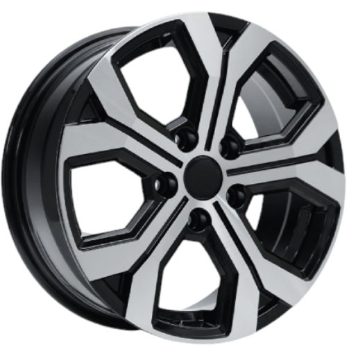 17X6,5 JANT ARGENT 17260 5X114,3 ET40 66,1 BLACK LIP DİAMOND