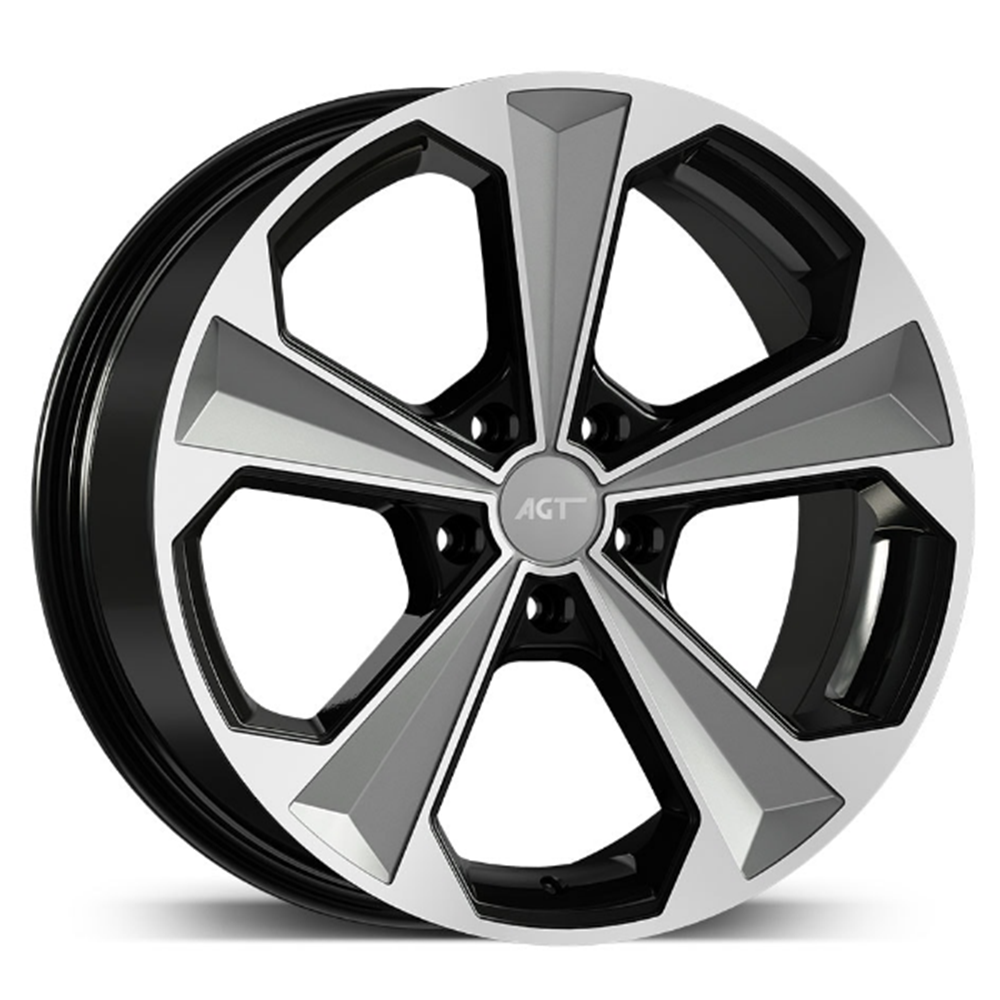 19X8,5 JANT FD 19062 5X112 ET38 72,60 GLOSS BLACK SİLVER DİAMOND