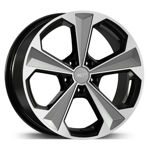 19X8,5 JANT FD 19062 5X112 ET38 72,60 GLOSS BLACK SİLVER DİAMOND