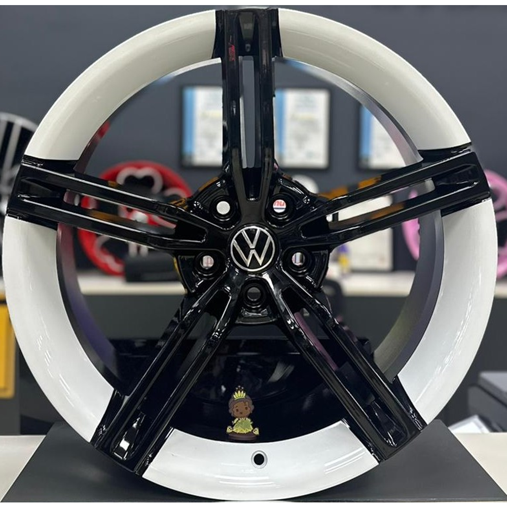 19X8,5 JANT RC 1186 5X108 ET40 73,1 BLACK/WHİTE TAYCAN JANT