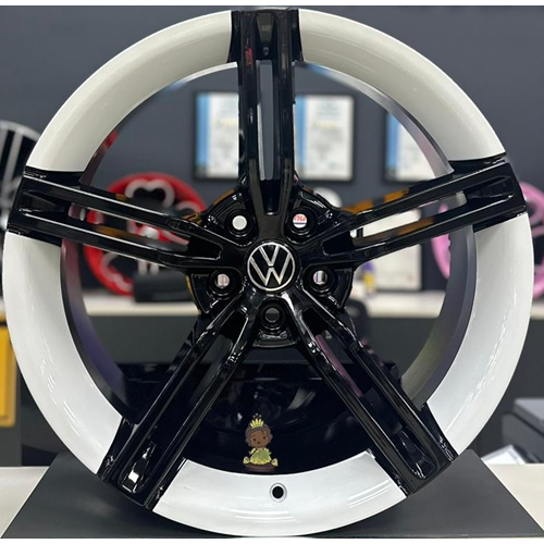 19X8,5 JANT RC 1186 5X108 ET40 73,1 BLACK/WHİTE TAYCAN JANT