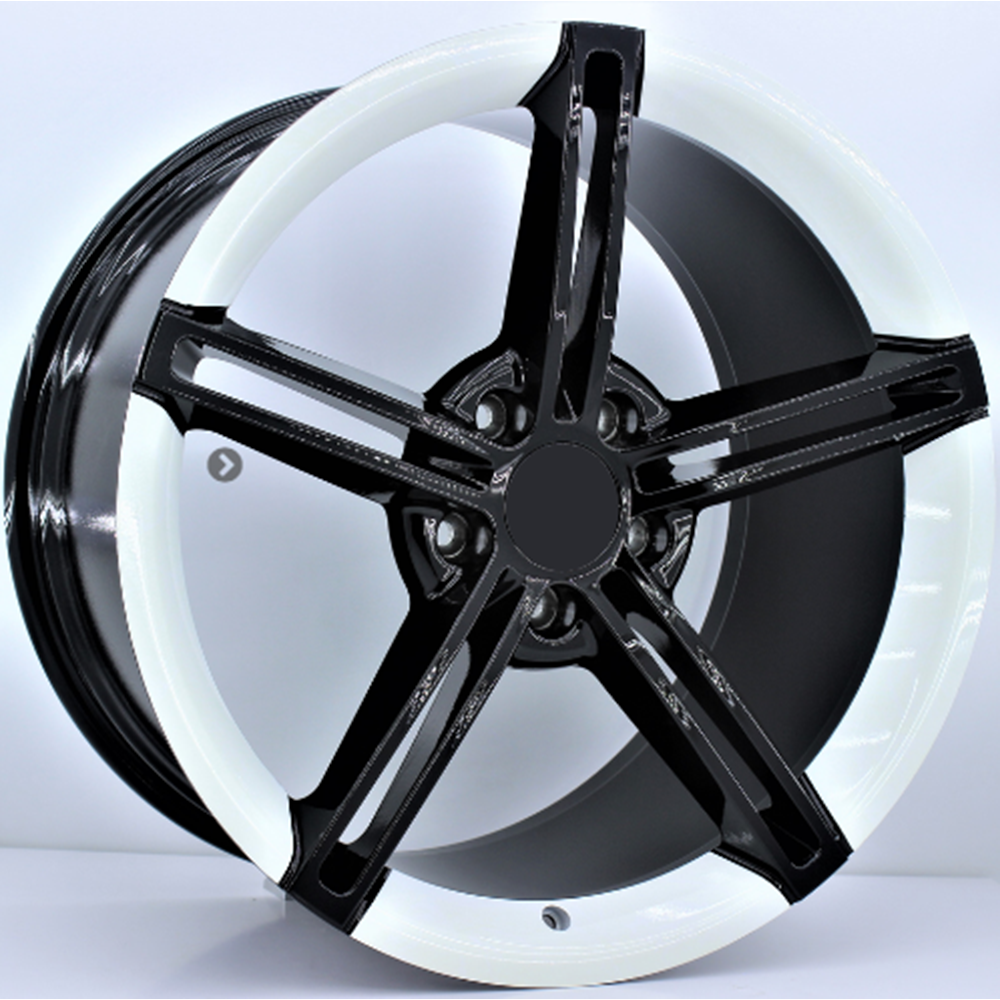 19X8,5 JANT BKYS 1178 5X112 ET35 66,5 BLACK WHİTE TAYCAN İTHAL