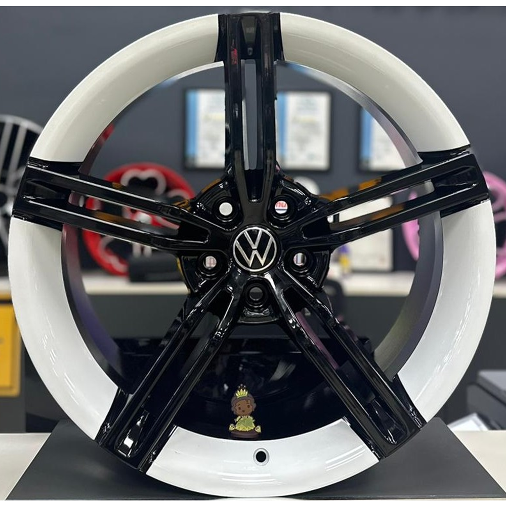 18X8 JANT RC 1186 5X108 ET40 73,1 BLACK/WHİTE TAYCAN JANT