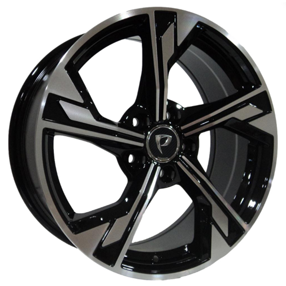 17X7,5 JANT BK 5419 5X112 ET40 66,45 BLACK MACHİNED