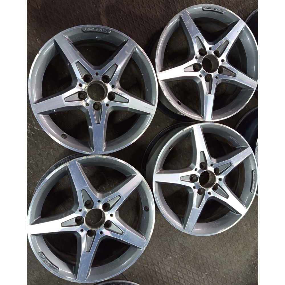 17X7.5 ÇIKMA JANT 5X112 ET:52.5 OEM MERCEDES (İŞLEMLİ) (4 ÇIKMA DEPODA)