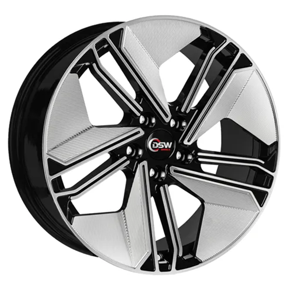 17X7,5 JANT DSW 1207 5X100 ET35 57,1 BLACK DİAMOND MİLLİNG