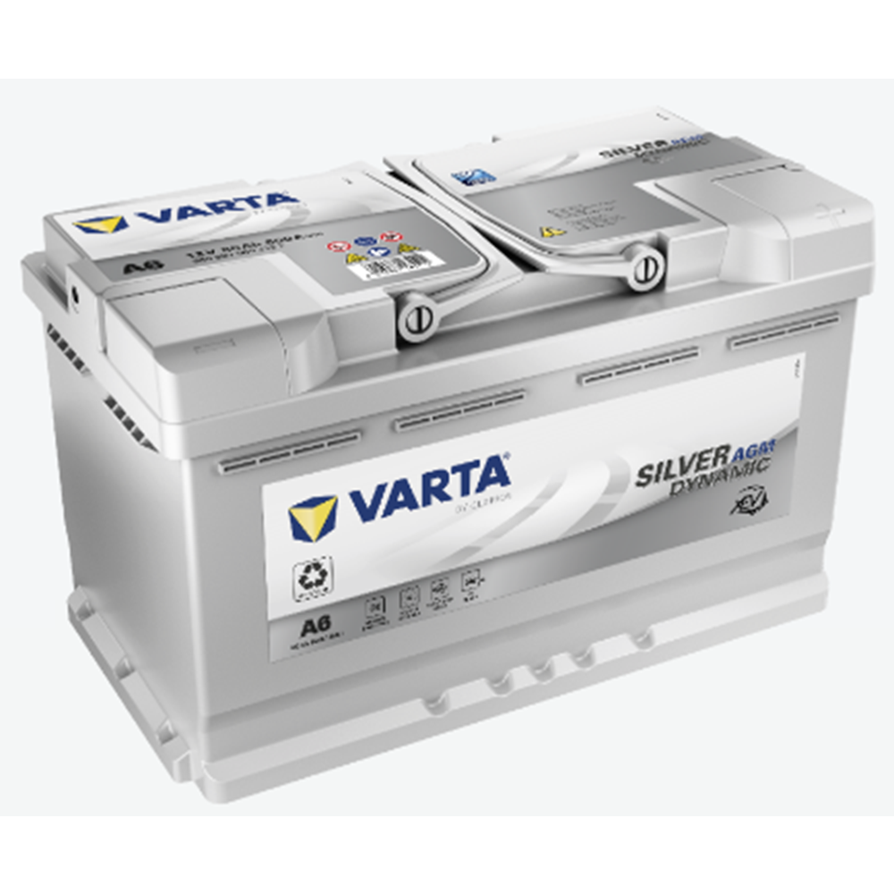 12V 80Ah Varta Akü Silver Dynamic F21-A6 AGM Start-Stop